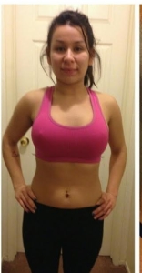 Claudia Before Reverse dieting