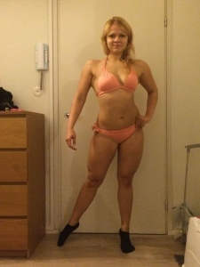 Sari before reverse diet pic